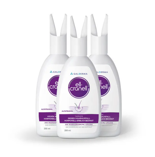 엘크라넬 Ell-Cranell® 3x200ml 남성과 여성 모두를 위한 두피용 솔루션