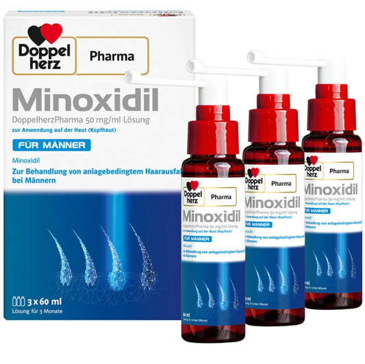도펠헤르츠 미녹시딜 50mg/ml 3x60ml 남성용 두피용 용액
